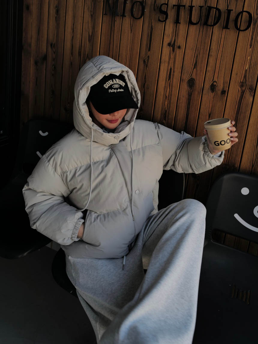 鋪棉麵包連帽外套*4色