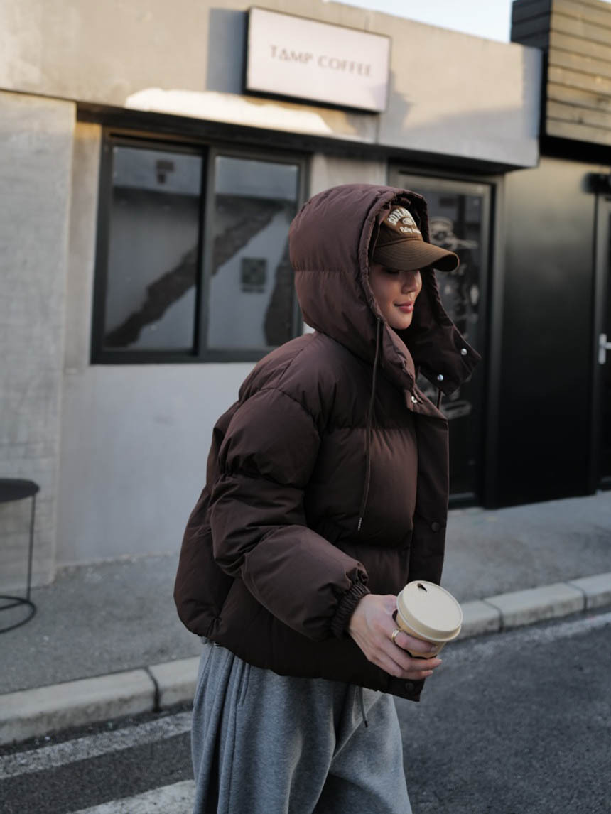 鋪棉麵包連帽外套*4色