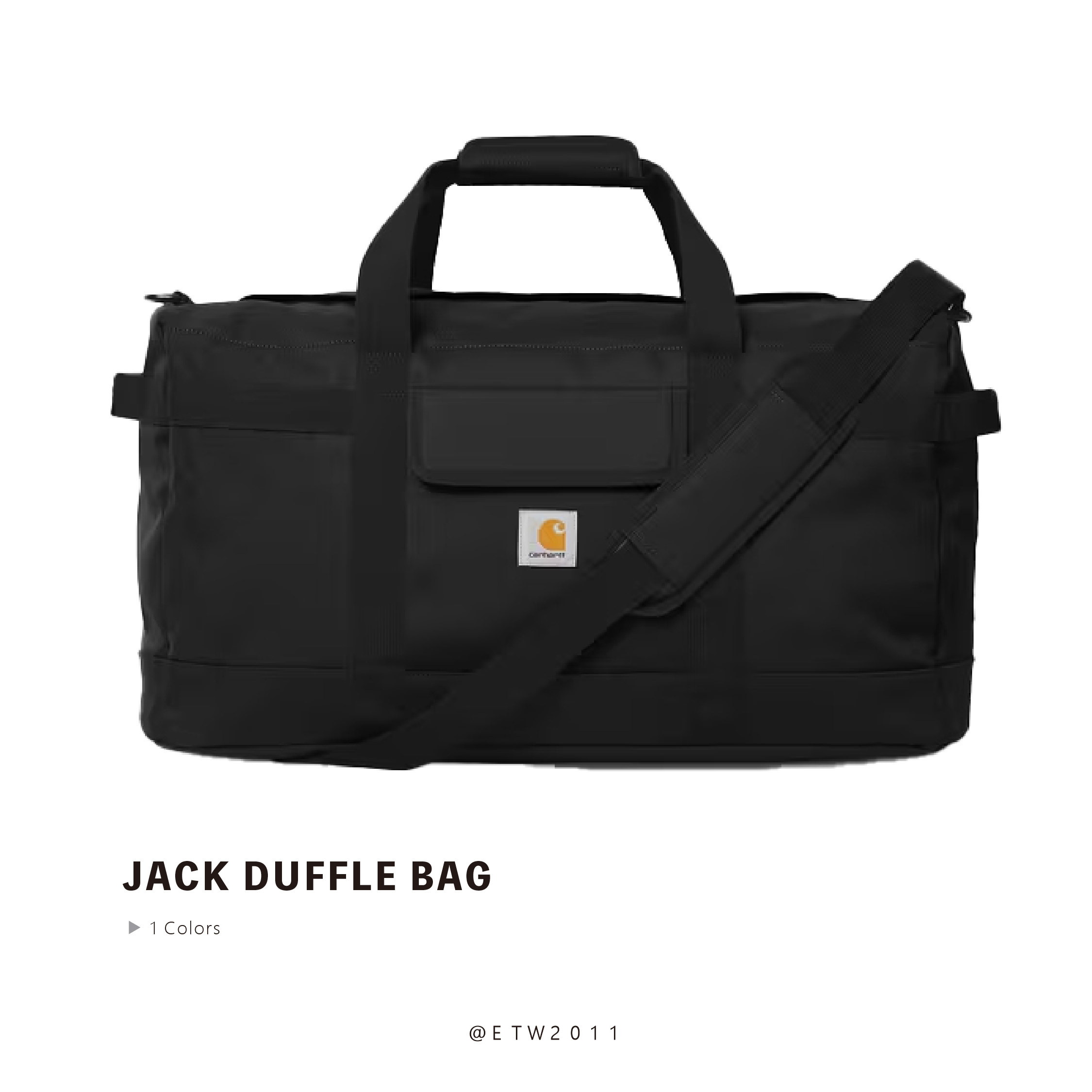 ☆ETW☆【EASY TO WEAR】CARHARTT WIP Jack Duffle Bag 卡哈 歐版 手提包 旅行包 防水