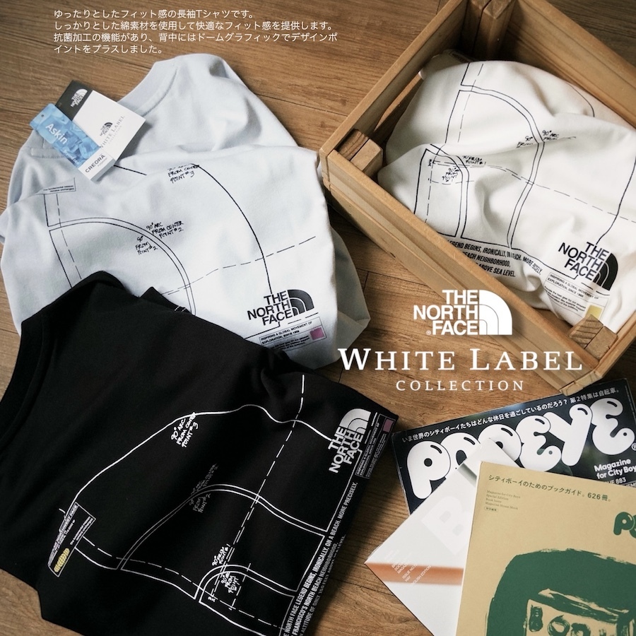 ｜現貨折扣發售🔥｜THE NORTH FACE Blueprint 藍圖線條 LOGO L/S TEE