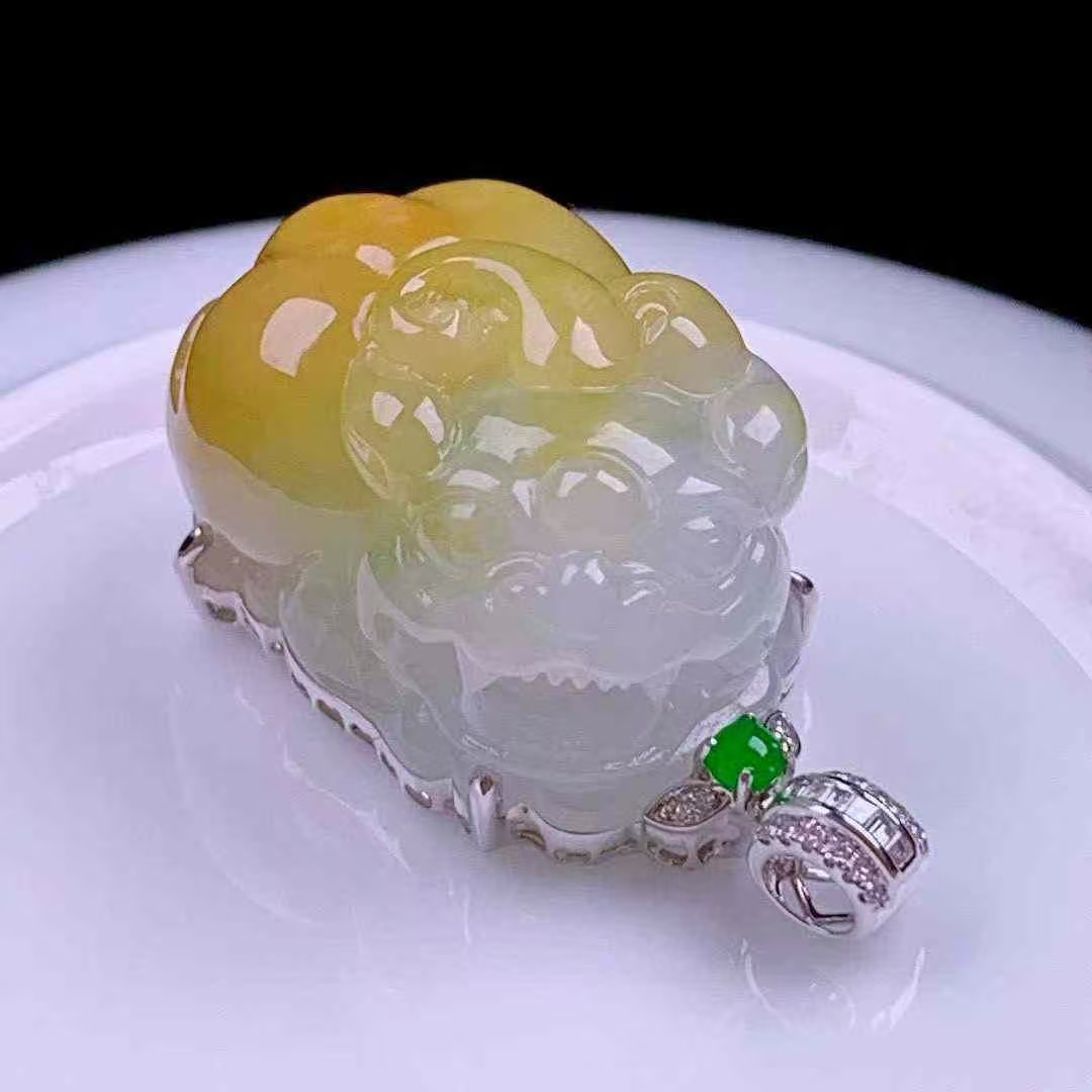 11264029 翡翠冰黃貔貅