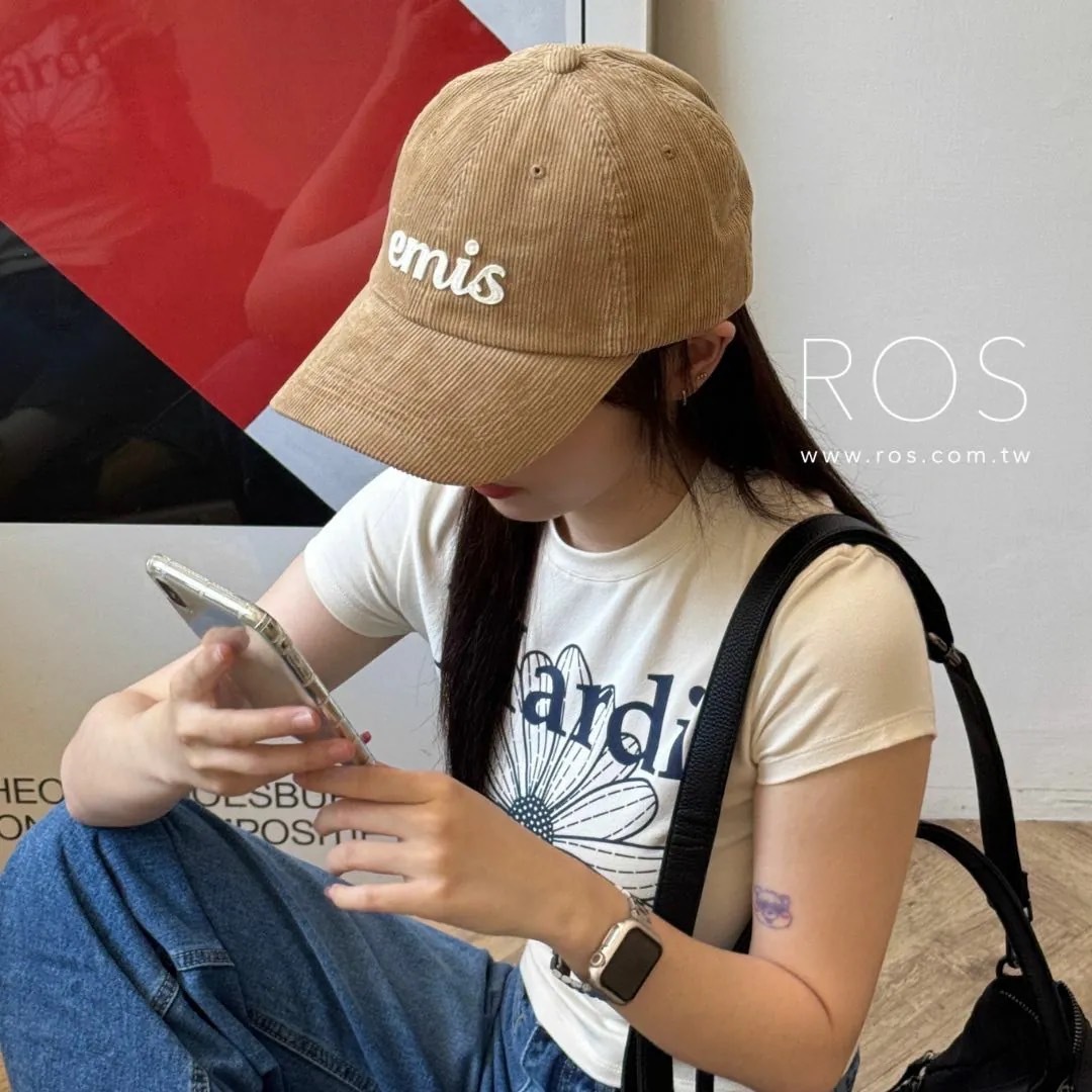Emis Applique 刺繡Logo棒球帽 (4colors)