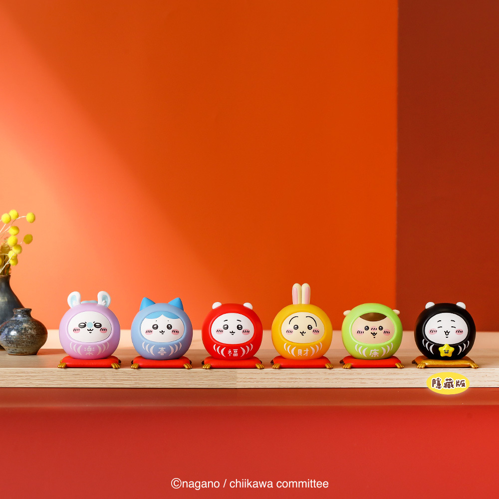 祈福達摩 全5+1種 2026年台湾限定 7-11ちいかわだるま