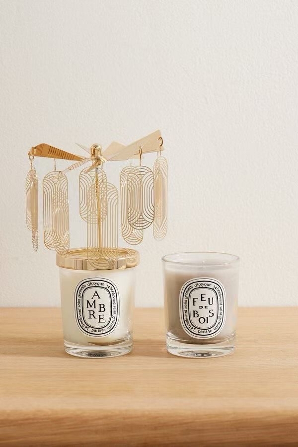Diptyque - Christmas Set of 2 (Amber + 炭木) 走馬燈 70g x2