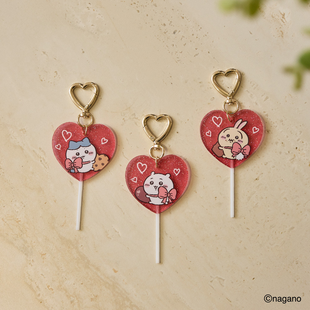 吉伊卡哇 情人節限定壓克力棒棒糖吊飾 [共3款可選擇]