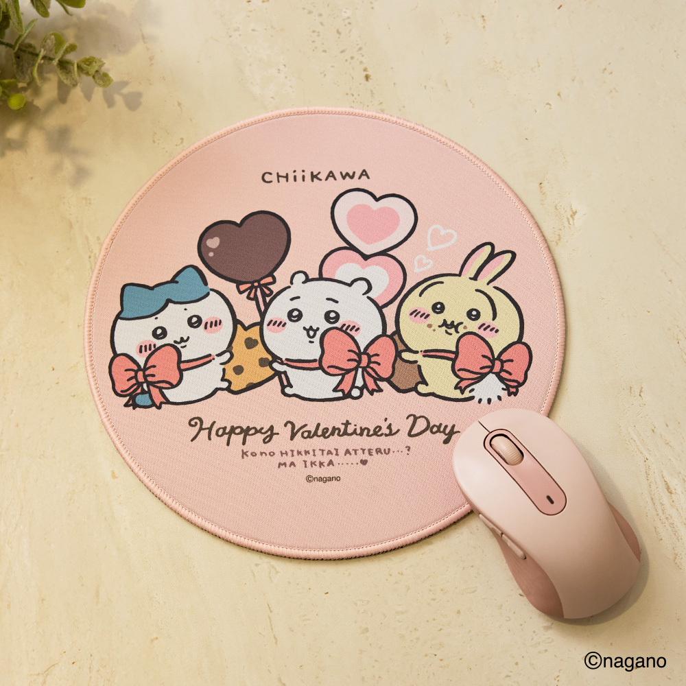 吉伊卡哇滑鼠(桌)墊(情人節)