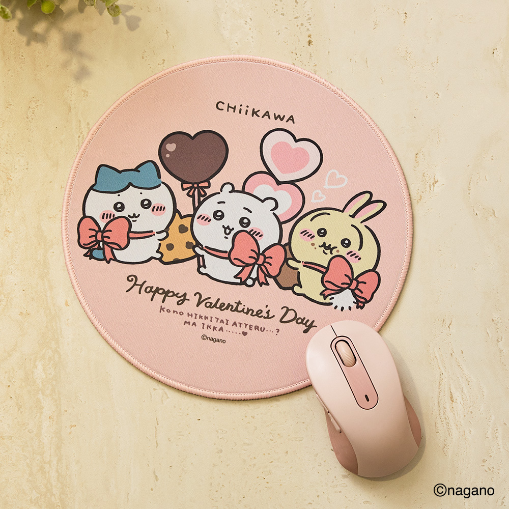 吉伊卡哇滑鼠(桌)墊(情人節)
