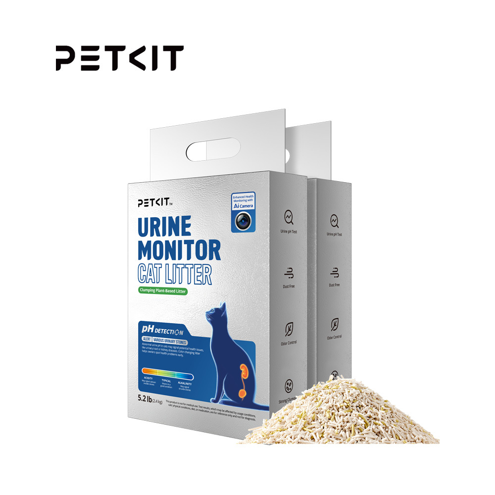 PETKIT 佩奇｜pH尿檢植物貓砂 2.4kg (2入裝/箱)