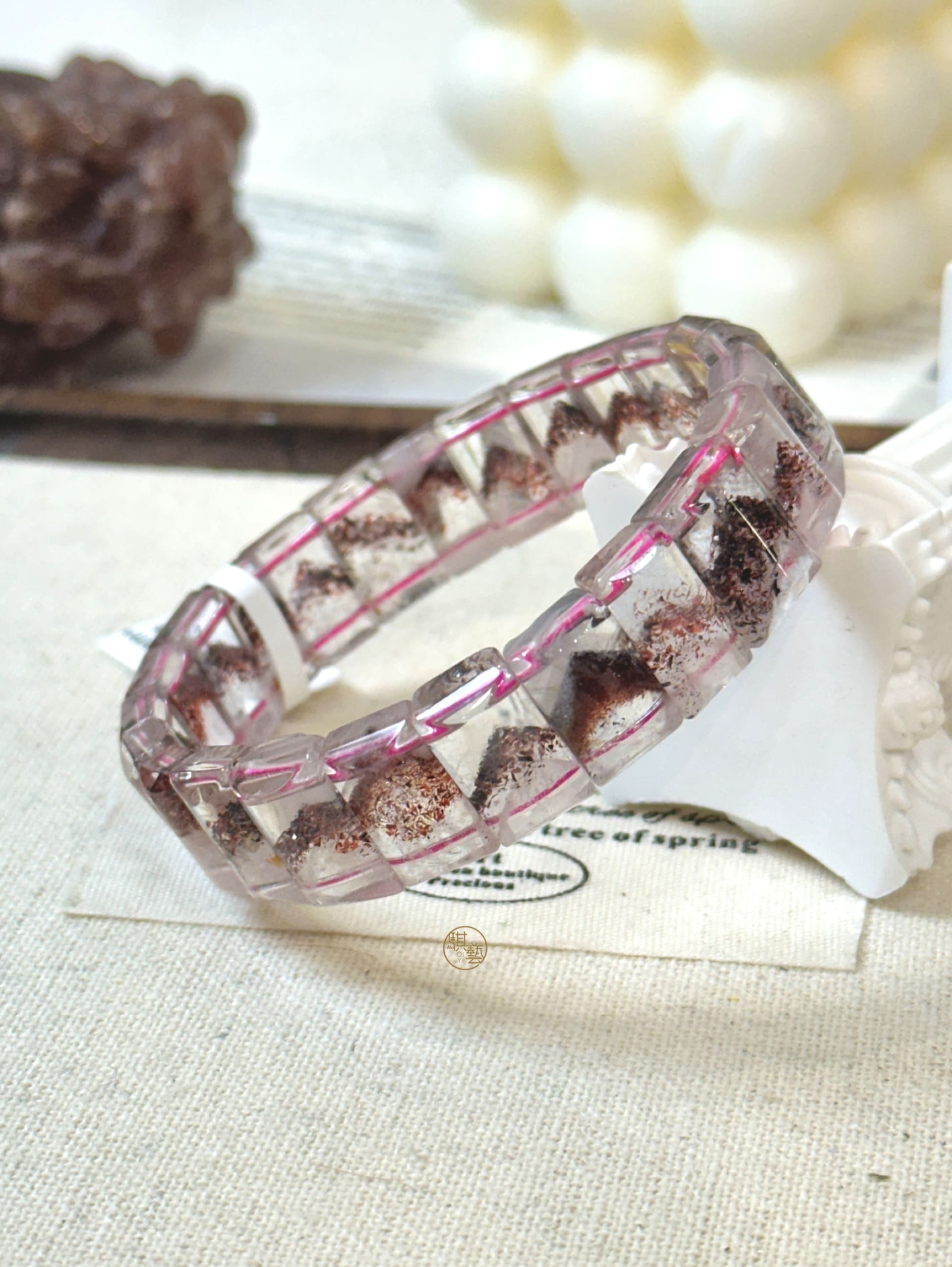 金草莓超七手排 13.5mm+｜招財好運 × 事業能量 × 高透金光