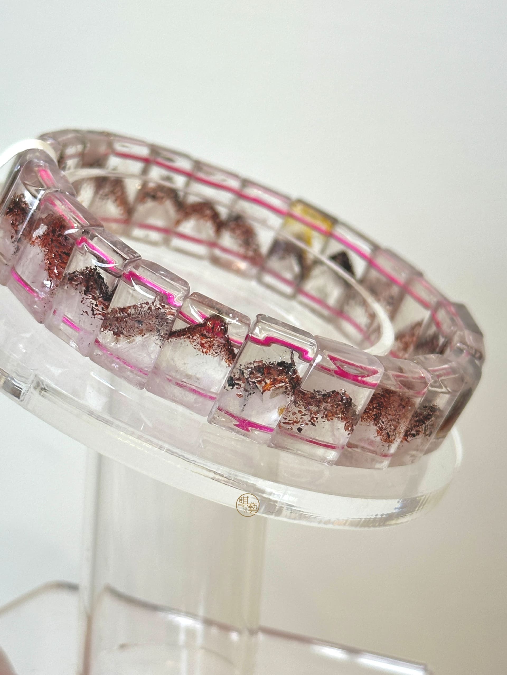 金草莓超七手排 13.5mm+｜招財好運 × 事業能量 × 高透金光