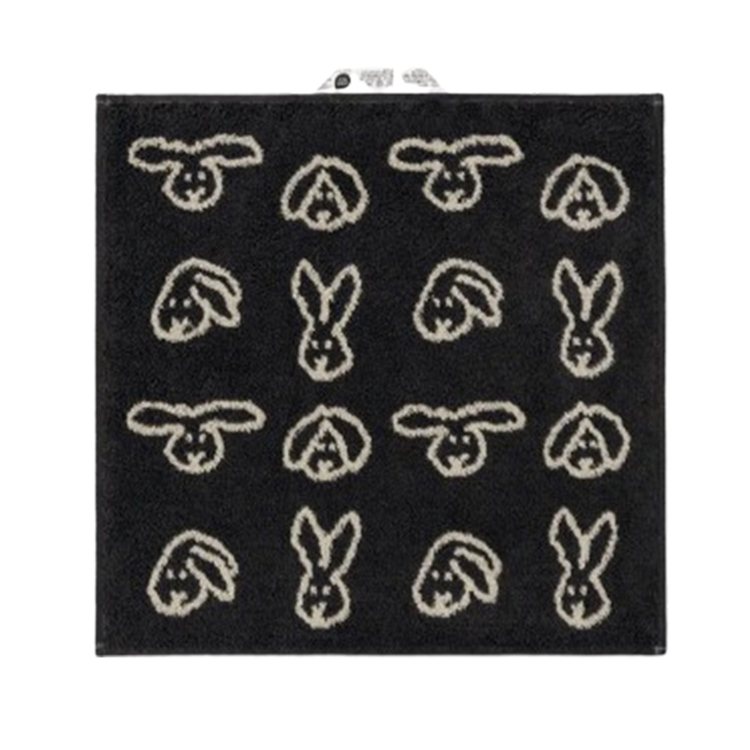 韓國WARMGREY TAIL 純棉擦手巾-黑黑兔