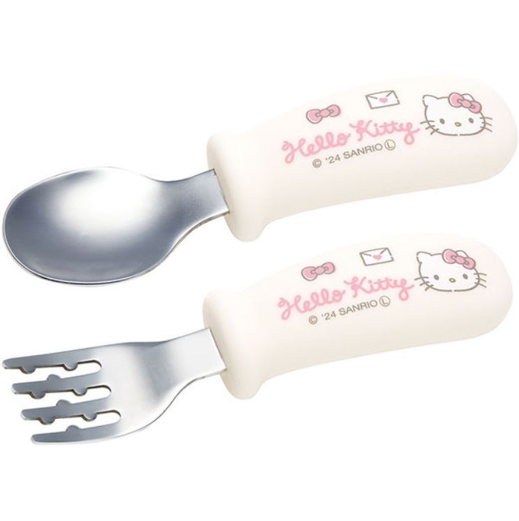 【Skater】 Hello Kitty 兒童餐具 (湯匙＆叉子)