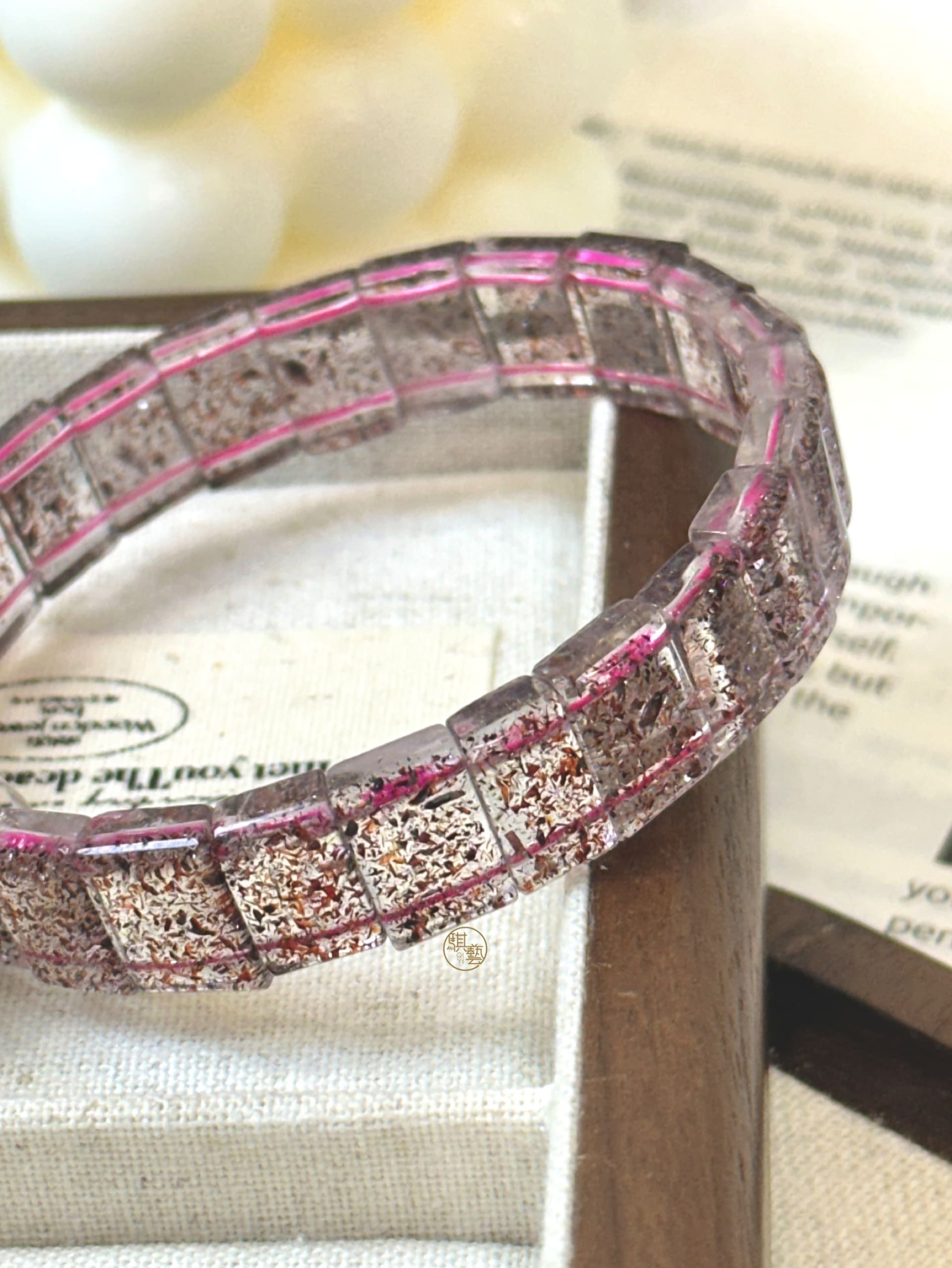 金草莓超七手排12mm｜招財好運 × 事業能量 × 高透金光