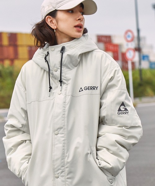 GERRY 美國百年登山品牌  別注款 防風 鋪棉 刺繡Logo 外套 夾克 五色 黑色/象牙白/黑灰/卡其/湖水綠