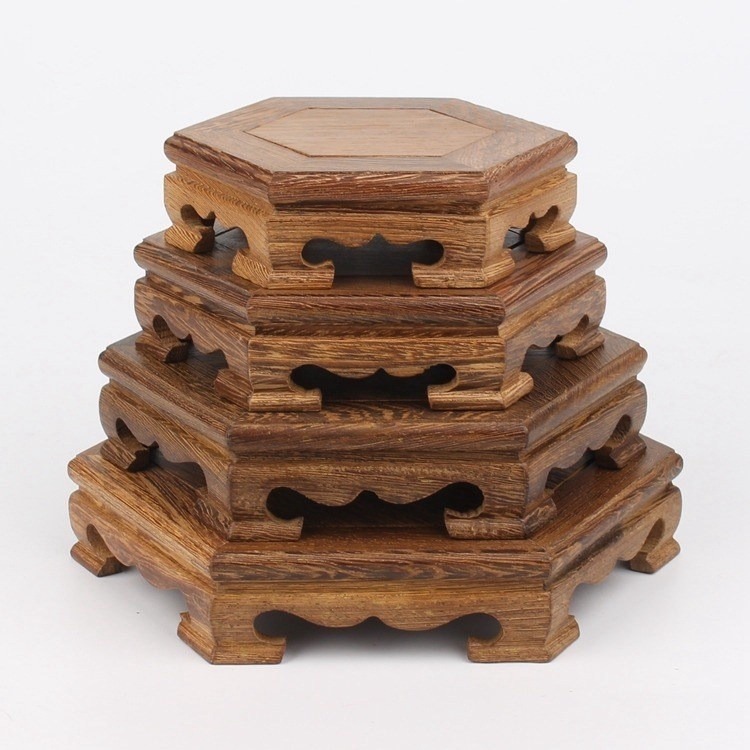 雞翅木六角底座
