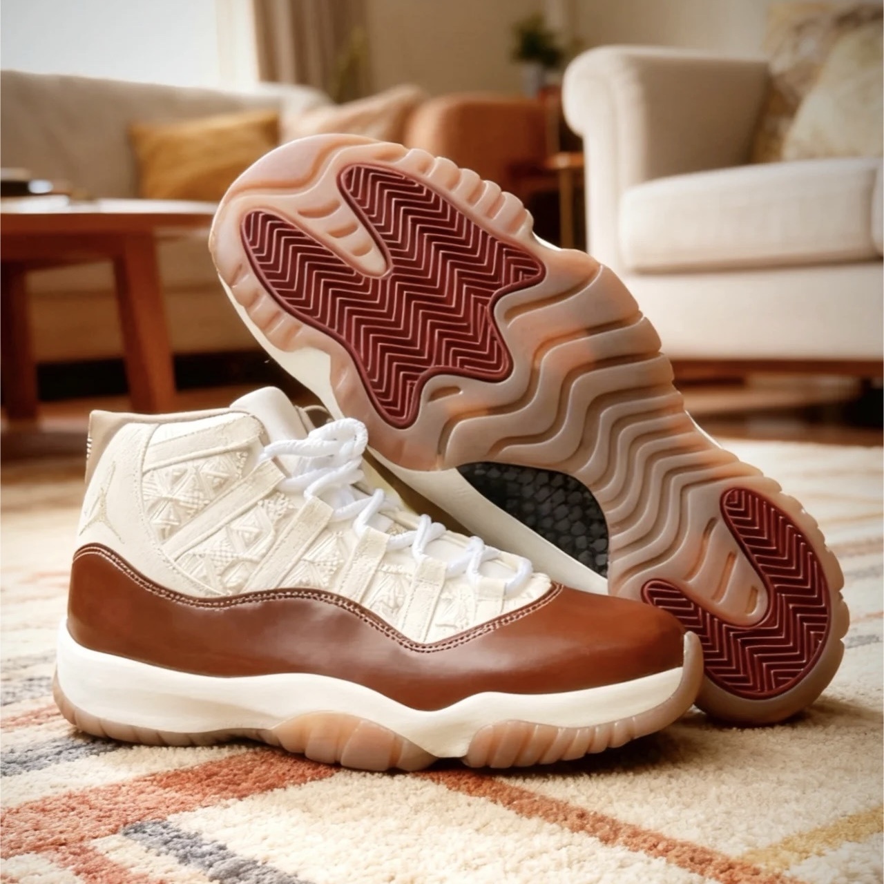 Nike Jordan AJ11 Air Jordan 11 Retro "CHINA" 中國限定 復古籃球鞋 米紅色 IM8352-670