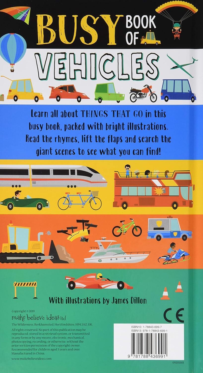Busy Book of Vehicles (Board book)