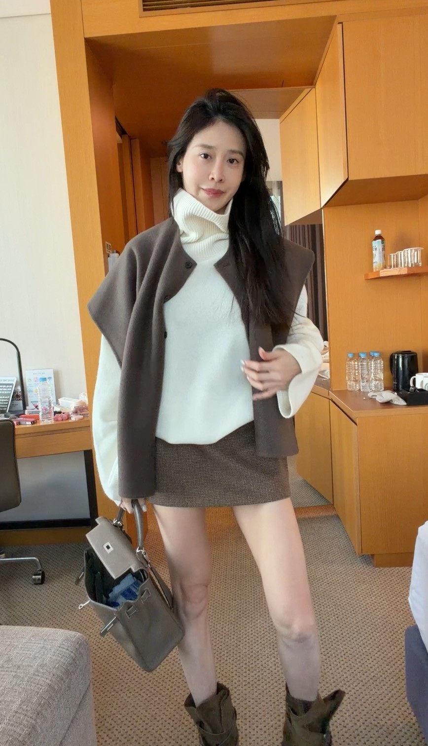 ｜韓國｜不規則造型羊毛披肩 *少量現貨