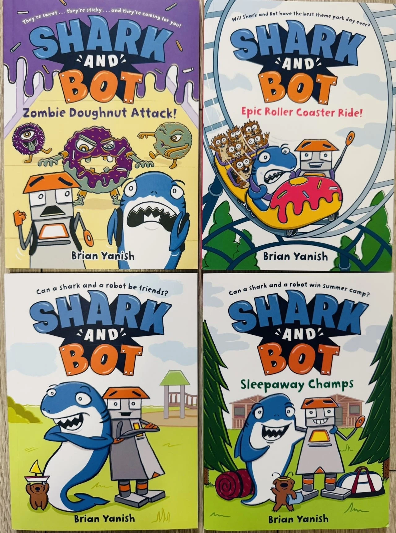 Shark and Bot 1-4 Books Collection  (A Graphic Novel)