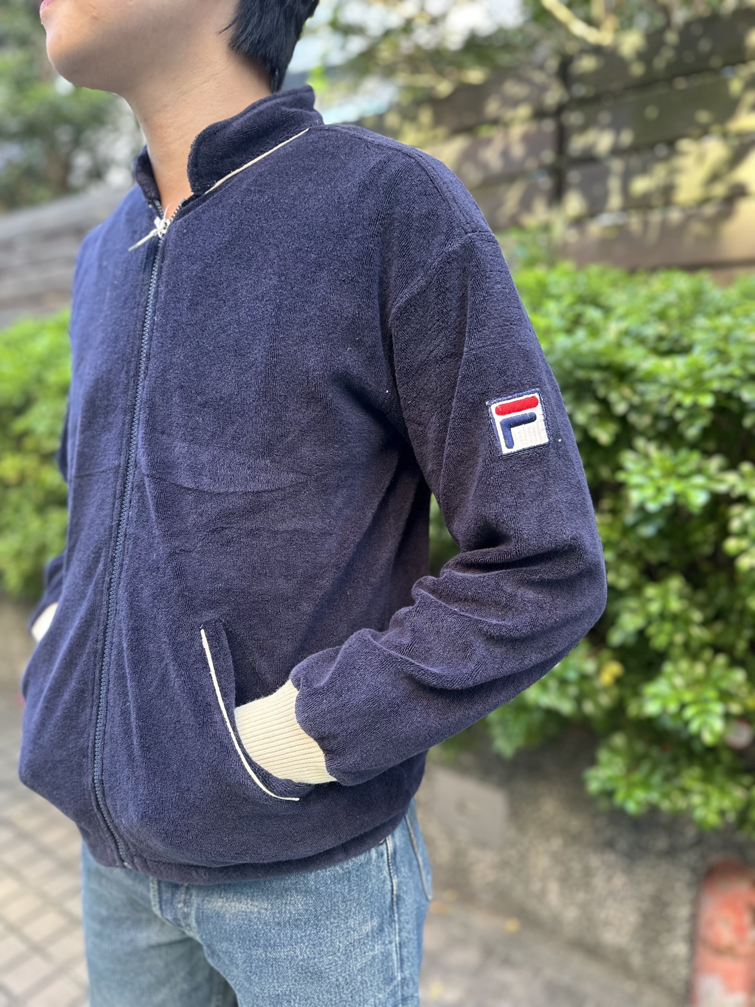 70’s FILA Terry Cloth Track Jacket (MADE IN ITALY)