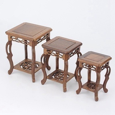 雞翅木窗花高腳架