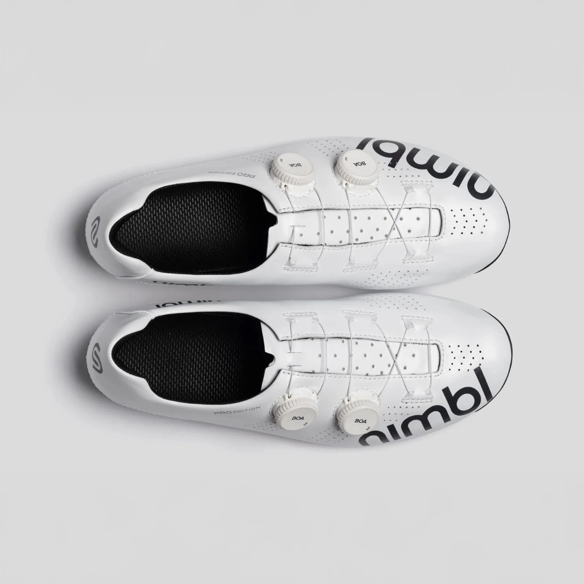 新款【Nimbl】Ultimate Exceed Pro 頂級輕公路車卡鞋 / Pro Edition 經典白