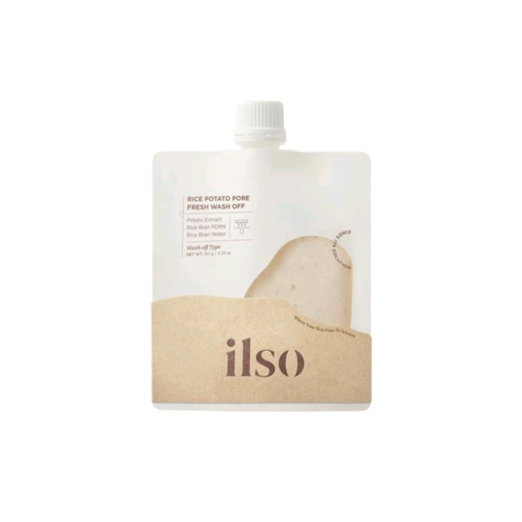 韓國 ilso 米糠馬鈴薯透亮水洗面膜 150g