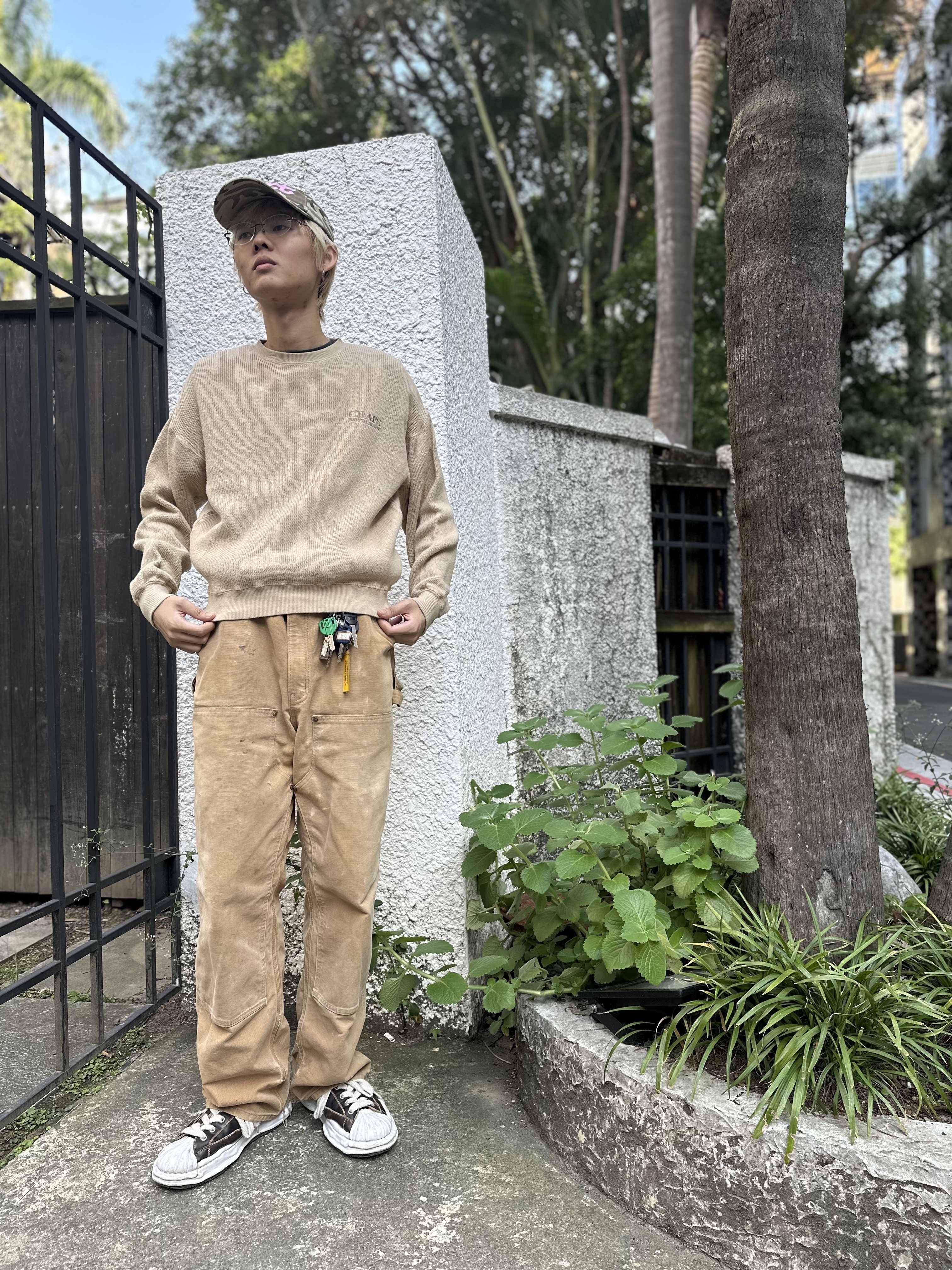 80’s CHAPS RALPH LAUREN Cotton Knit Sweater (Made In Japan)