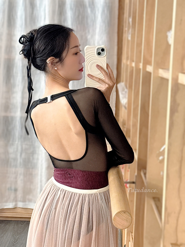 法國 WearMoi【WM-SEPHIRA 長袖舞衣】可放胸墊