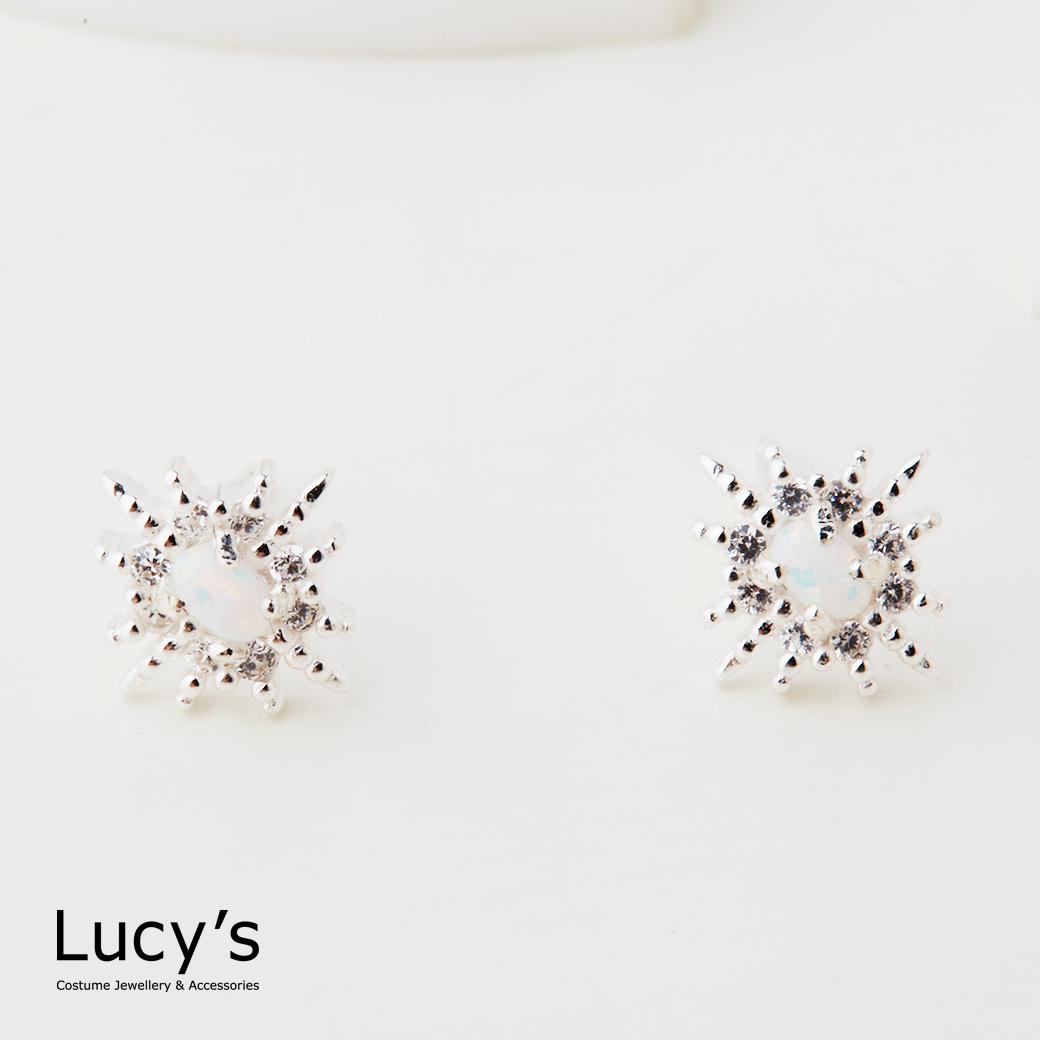 925純銀 閃亮時刻 耳環 (120077)