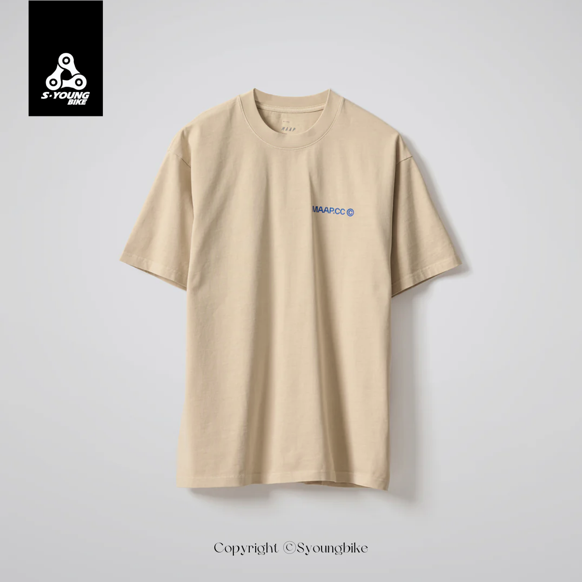 【MAAP】Essentials CC Tee 休閒短T恤 / Pearl 米橘