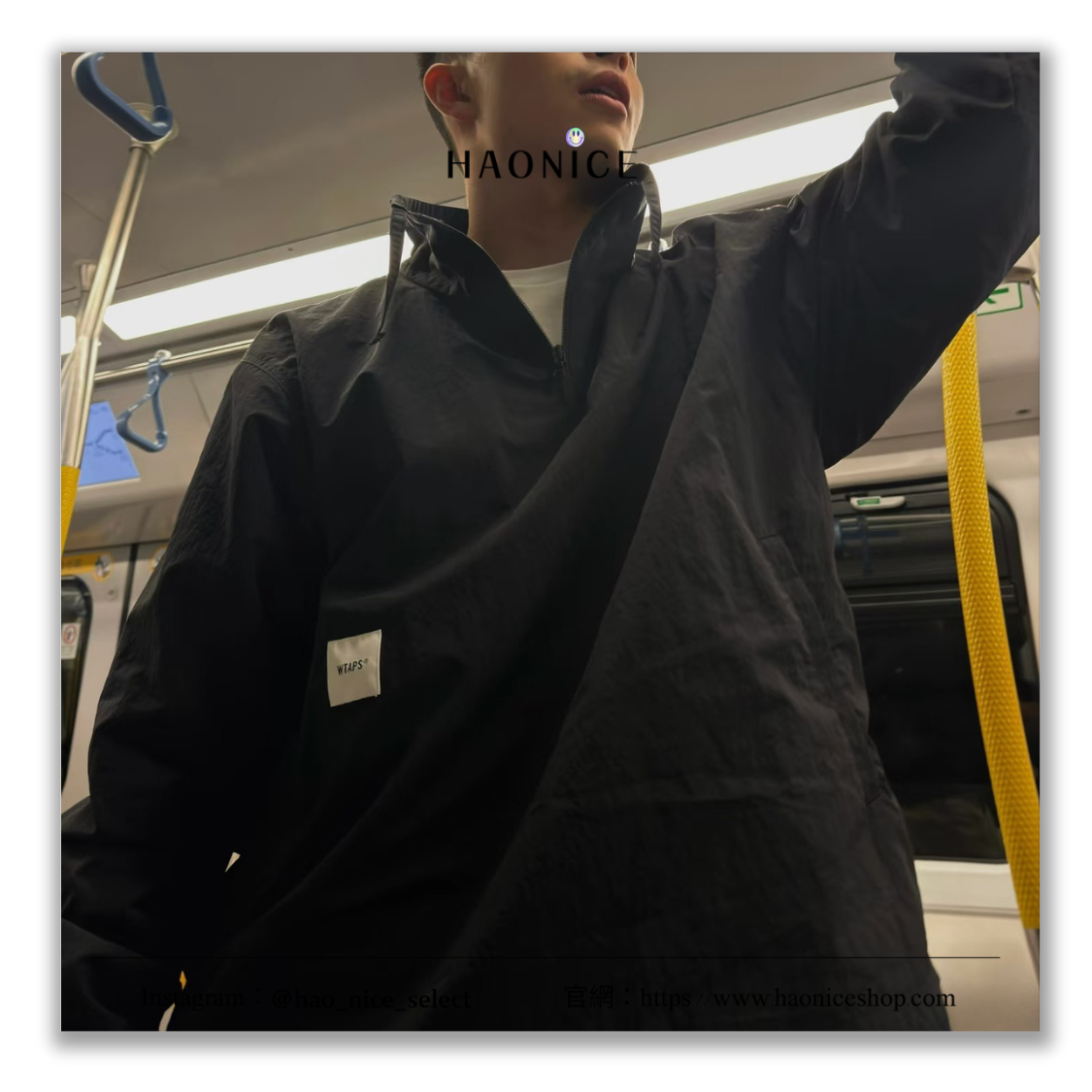 【HAO NICE】日系工裝潮🔥WTAPS 經典標籤logo 立領半拉鏈長袖 外套 風衣 尼龍