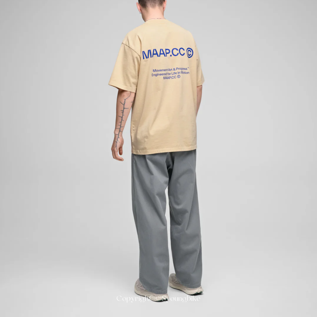 【MAAP】Essentials CC Tee 休閒短T恤 / Pearl 米橘