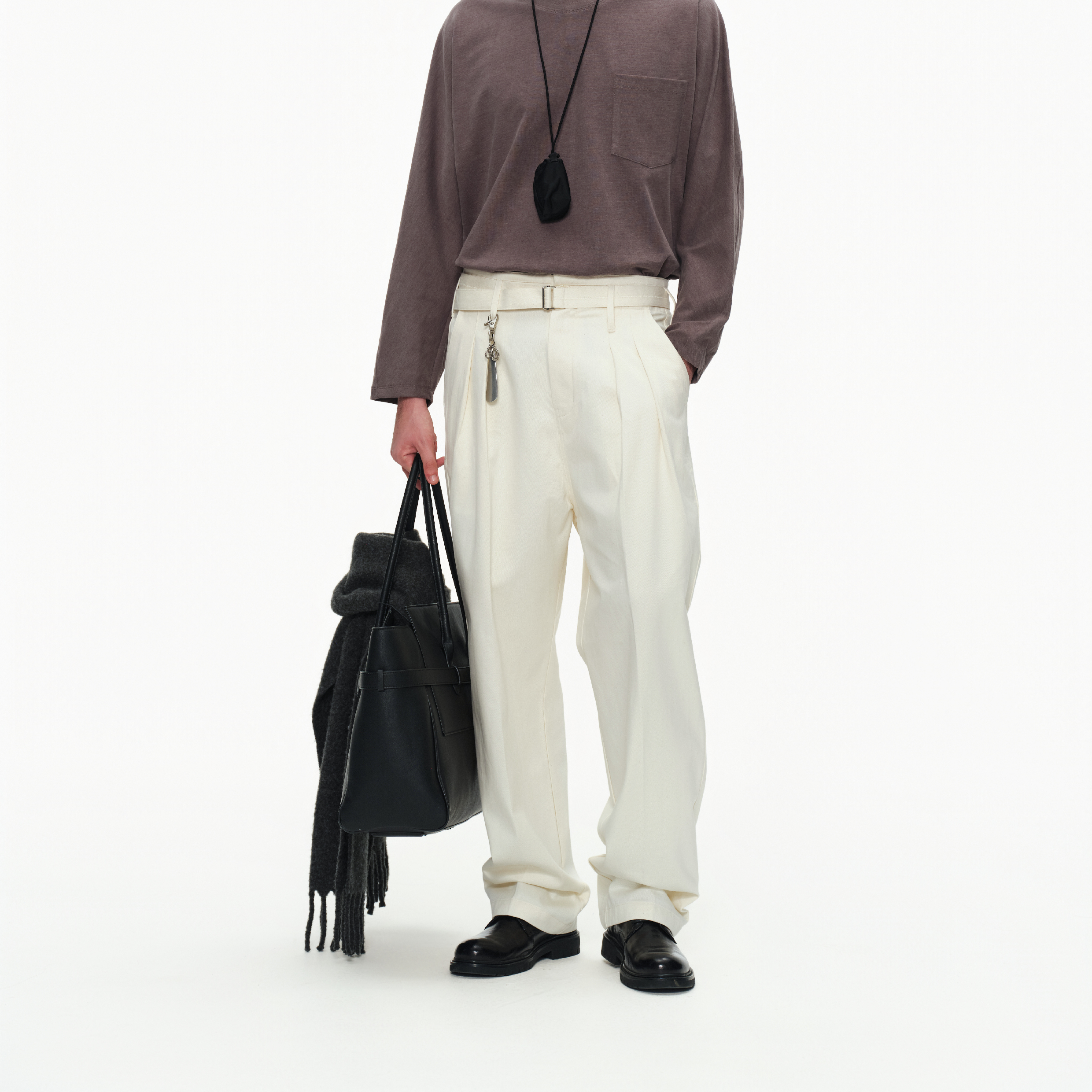 Nord Classic Cotton Belted Pants 純棉腰帶 西裝長褲 [NCP02]