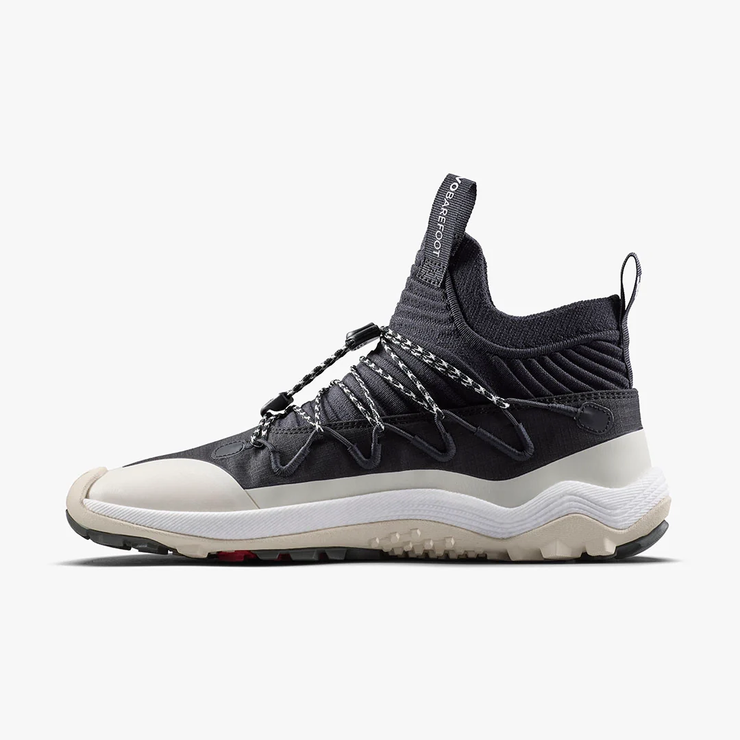 Vivobarefoot PRIMUS TRAIL FLOW MID MENS Obsidian| 309089-05