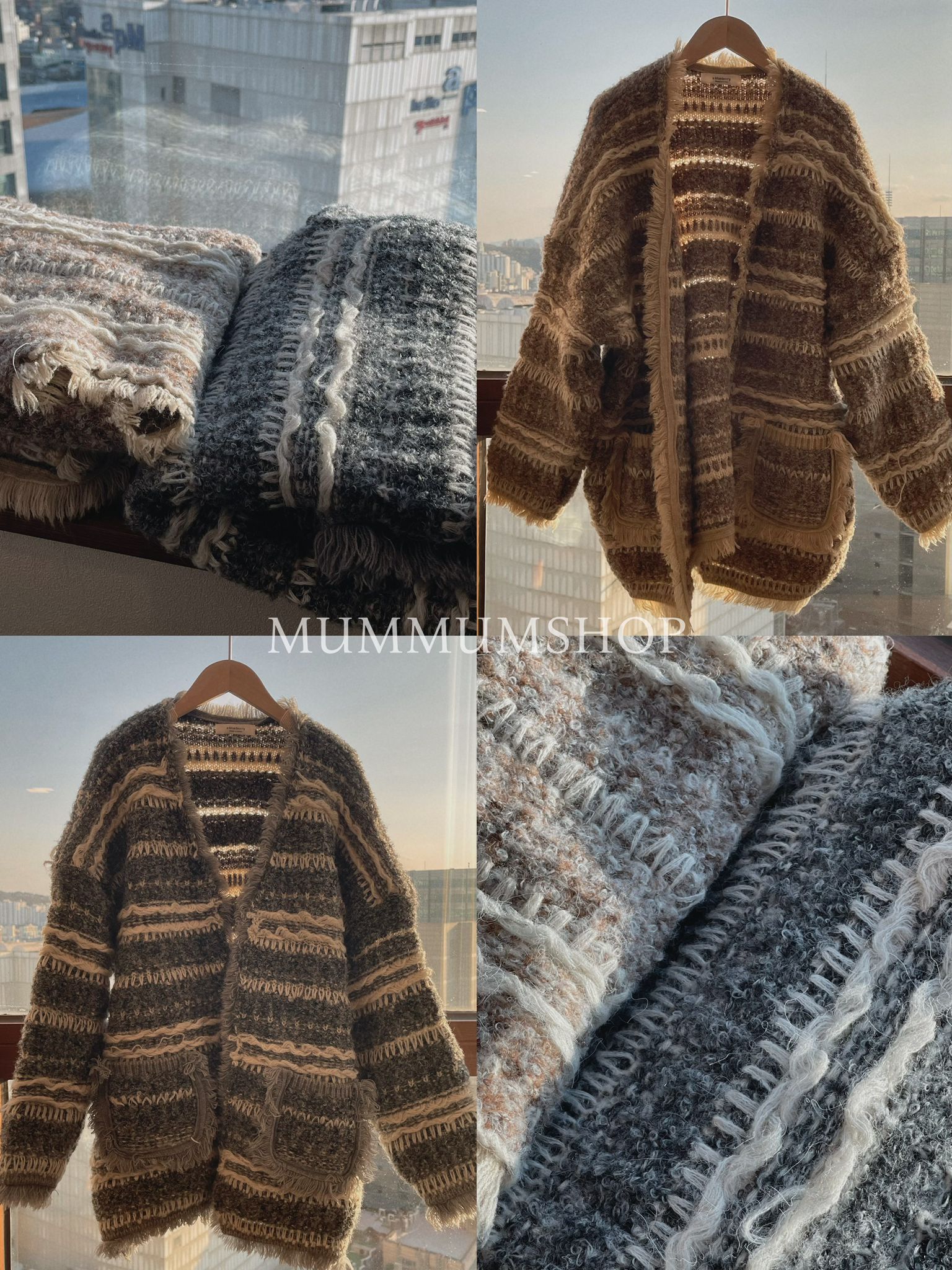 0212919a/羊毛毛料直條外套 54/52/29