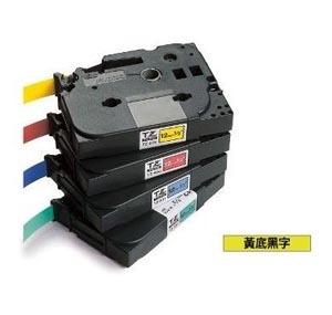 BROTHER TZe-621 9mm x 8M BLACK ON YELLOW LABEL TAPE(100028022)