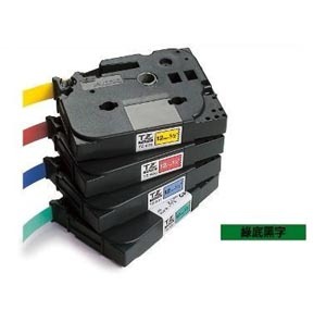 BROTHER TZe-721 9mm x 8M LABEL TAPE (BLACK ON GREEN)(100028043)
