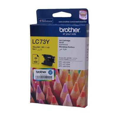 BROTHER LC-73 YELLOW INK FOR MFC-J6510DW / J6710DW(101028049)