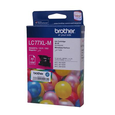 BROTHER LC-77XL M INK (1.2K) FOR MFC-J6510DW / J6710DW(101028052)