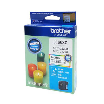 BROTHER LC-663C INK FOR MFC-J2320 , J2720(101028084)
