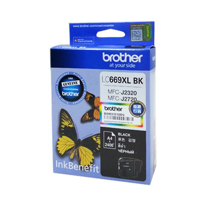 BROTHER LC-669XL BK INK FOR MFC-J2320, 2720(101028087)