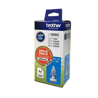 BROTHER BT5000 CYAN INK (5K)(101028092)