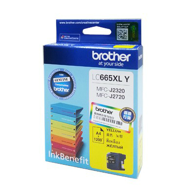 BROTHER LC-665XL Y INK FOR MFC-J2320, 2720(101028090)