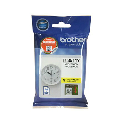 BROTHER LC-3511Y INK CARTRIDGE(101028124)
