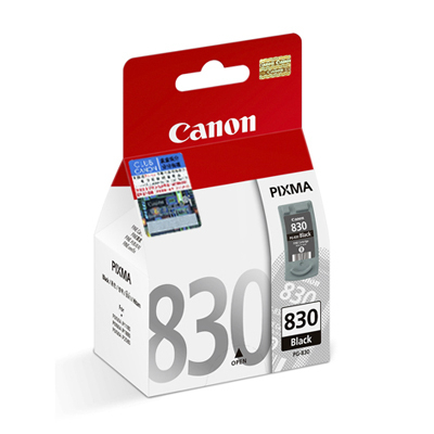 CANON PG-830 BK BLACK INK CARTRIDGE (Low Capacity)(101031102)