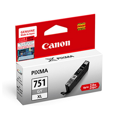 CANON CLI-751XL GY INK FOR IP 7270    6457B001AA01(101031214)