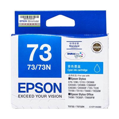 EPSON T105280 CYAN INK FOR STYLUS TX400/T20(101052316)