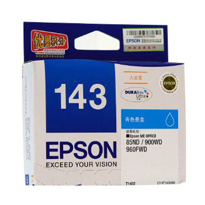 EPSON T143283 CYAN INK FOR 960FWD/900WD/82WD(101052375)