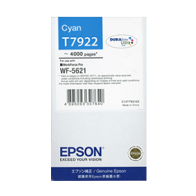 EPSON T792283 CYAN EXTRA HIGH CAPACITY INK FOR WF-5621(101052517)